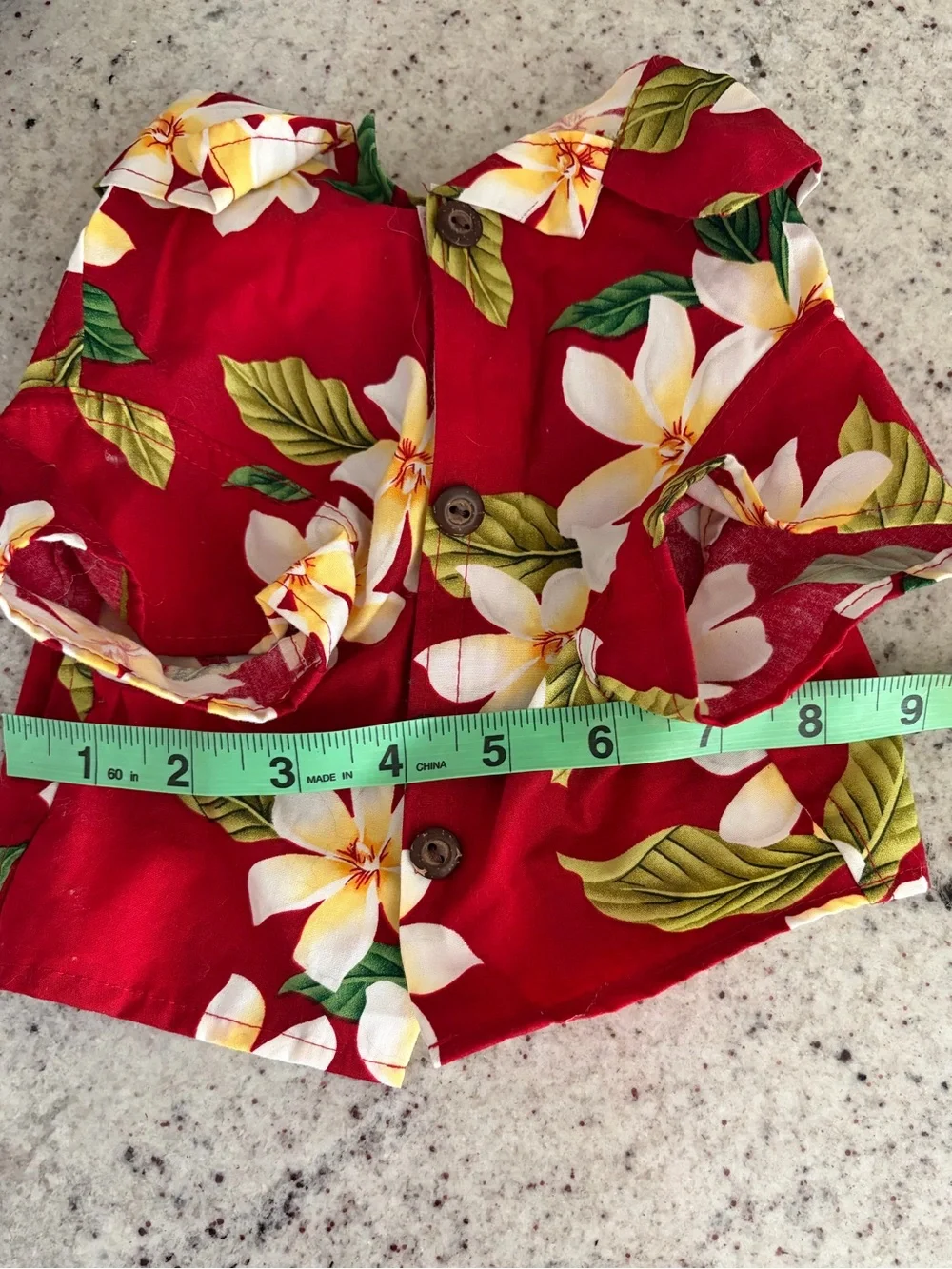 NWOT Floral Plumeria Hawaiian Aloha Button Down Shirt